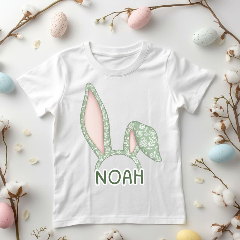 Sage Green Bunny Ears DTF or UVDTF Decal
