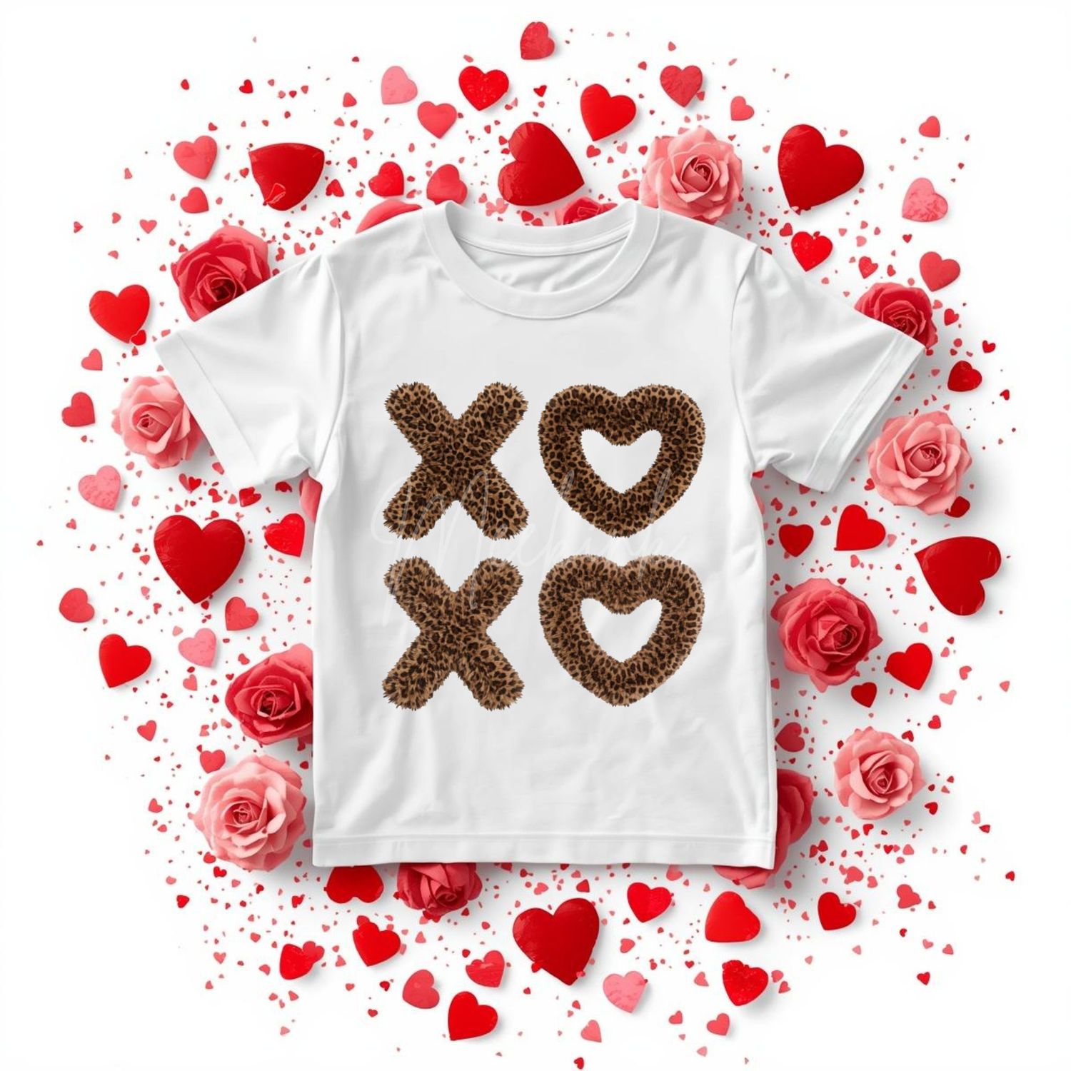 Leopard Print XOXO DTF or UVDTF Decal