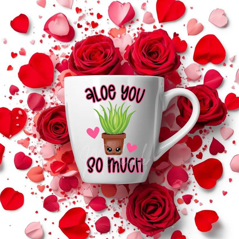 Aloe You So Much DTF or UVDTF Decal