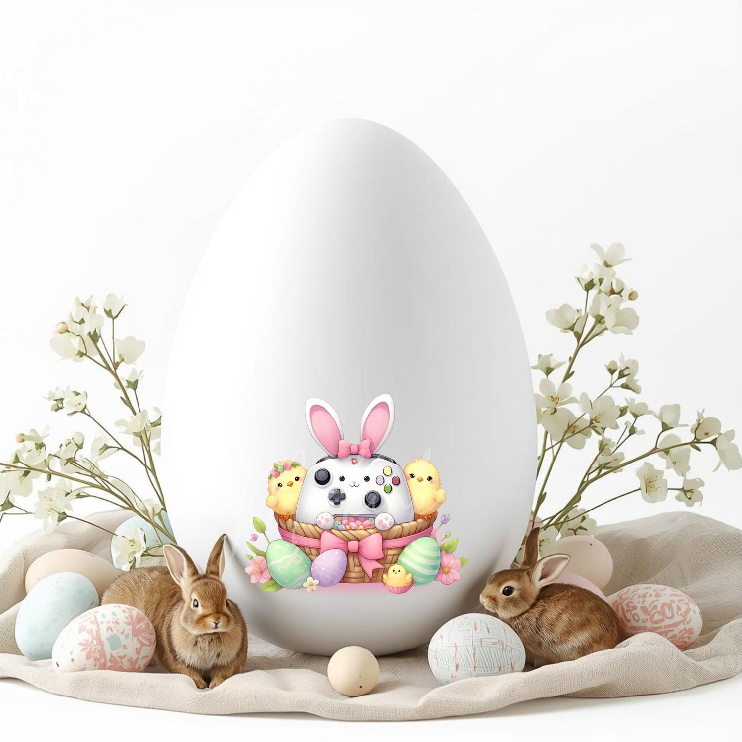 Easter Gamer Pink DTF or UVDTF Decal