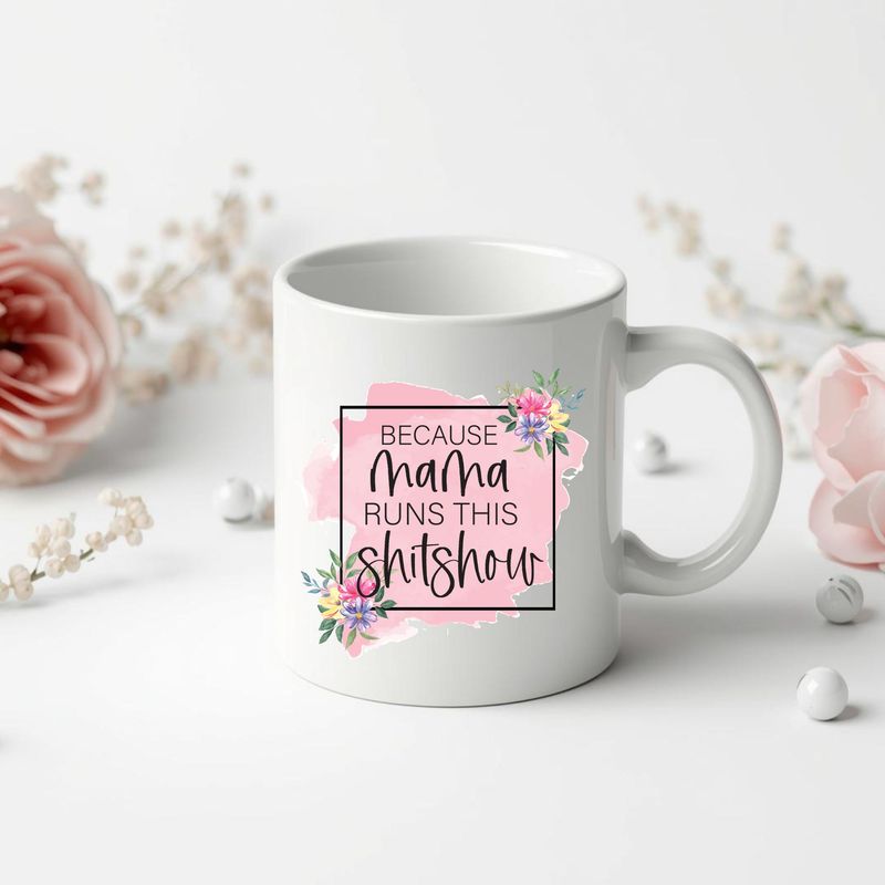 Mama Runs DTF or UVDTF Decal