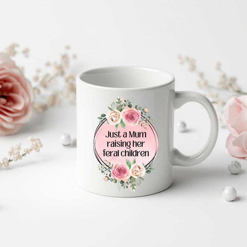 Just A Mum DTF or UVDTF Decal