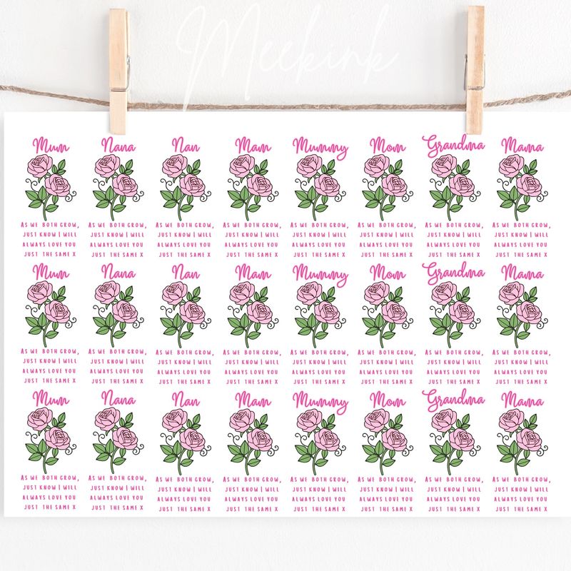 As We Both Grow A4 Sheet DTF or UVDTF