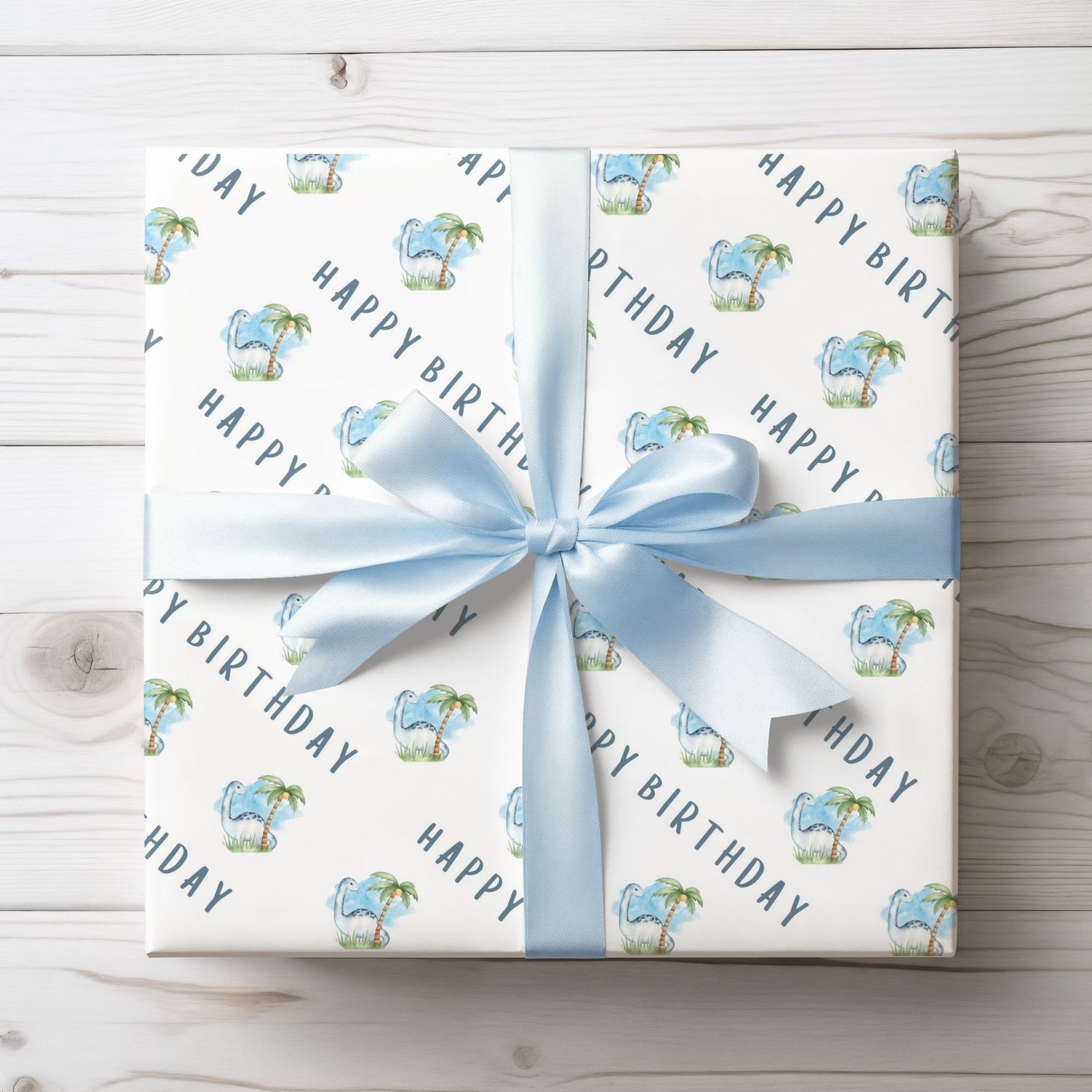 Dino Birthday Wrap