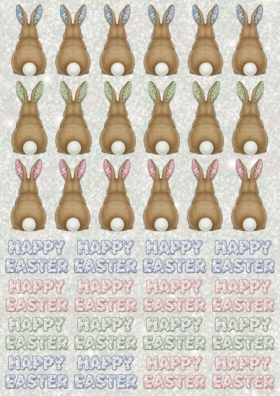 Easter Design Sheet 3 A3 UVDTF - DTF or SUB