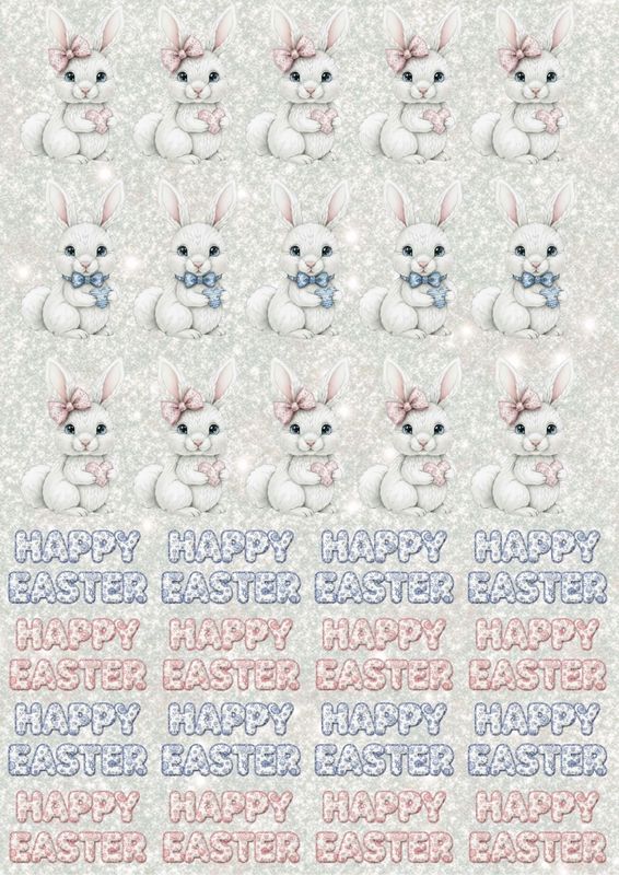 Easter Design Sheet 5 A3 UVDTF - DTF or SUB