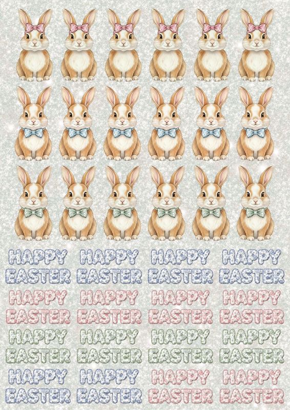 Easter Design Sheet 10 A3 UVDTF - DTF or SUB