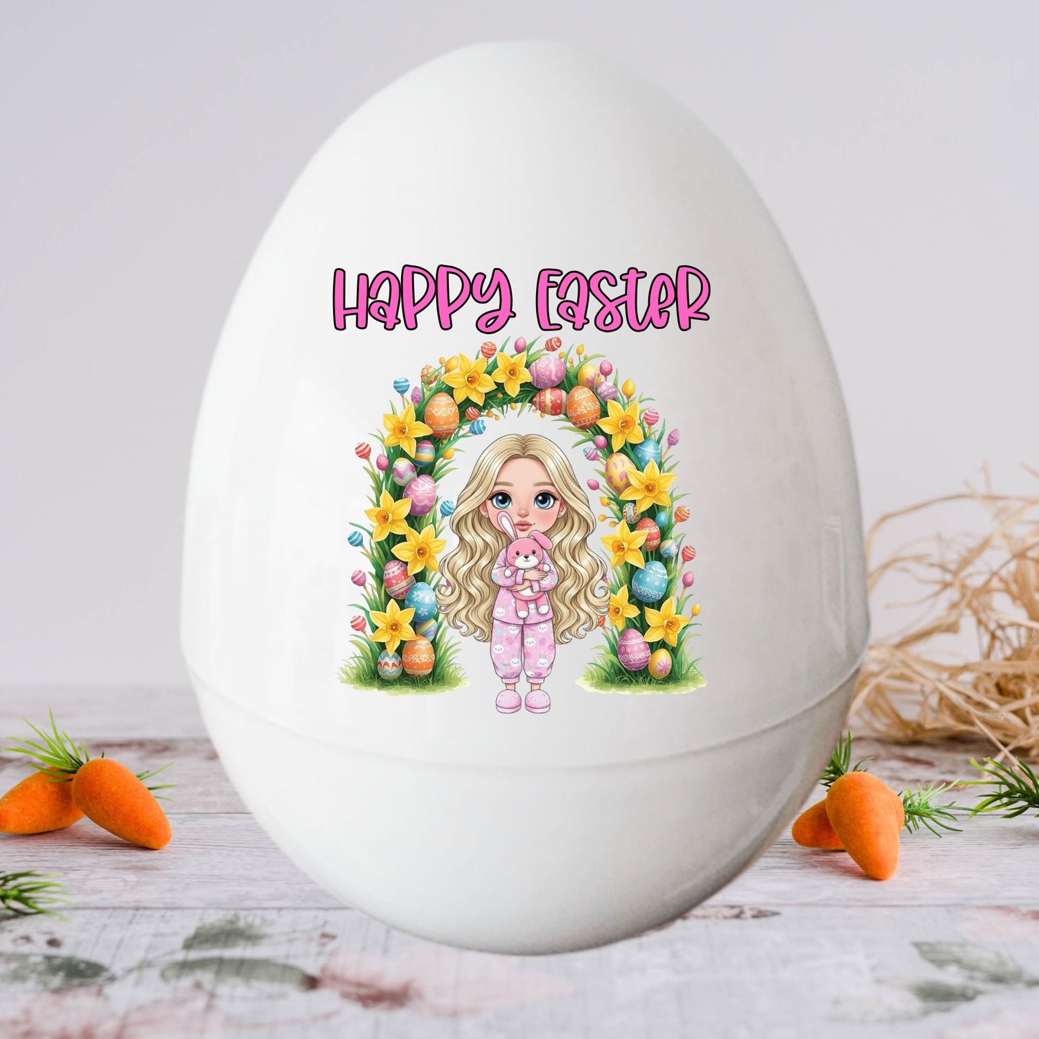 Easter Pj's Girl or Boy Doll UVDTF or DTF Decal