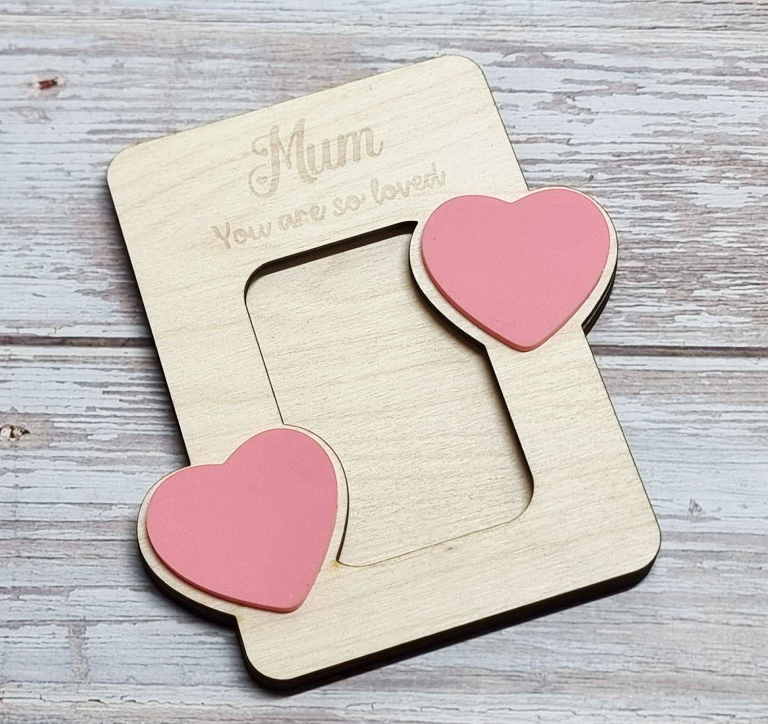 You Are So Loved Photo Frame Magnet - Acrylic &amp; Plywood