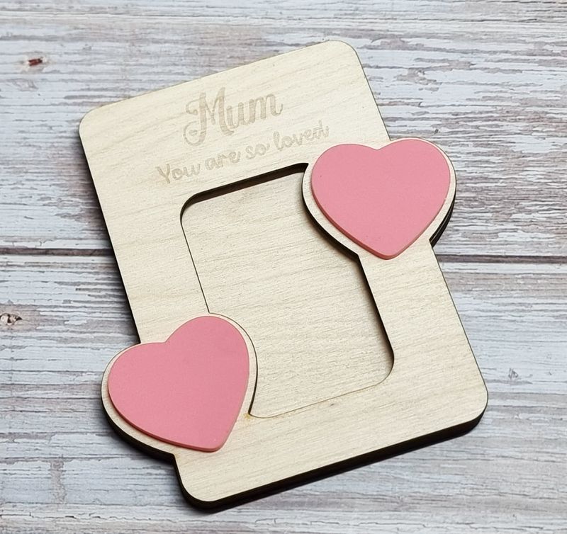 You Are So Loved Photo Frame Magnet - Acrylic &amp; Plywood