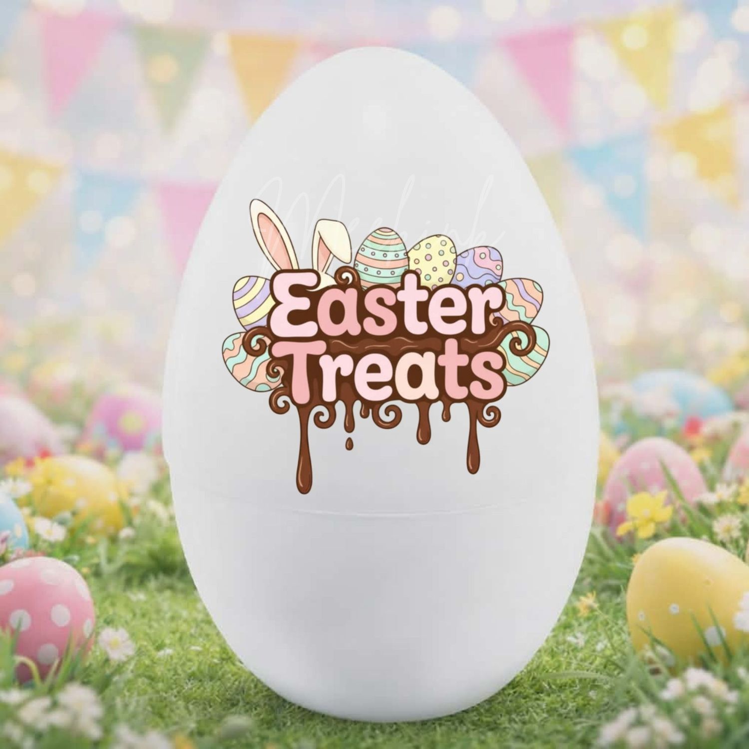 Easter Treats Pink DTF or UVDTF Decal