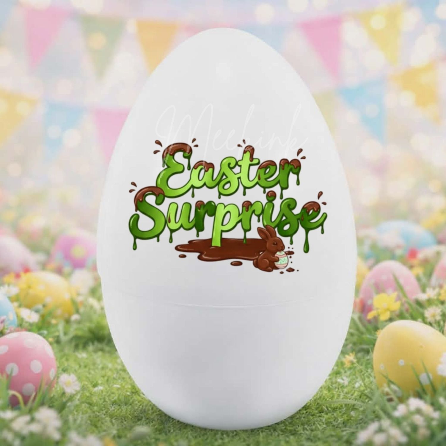 Easter Surprise Green DTF or UVDTF Decal