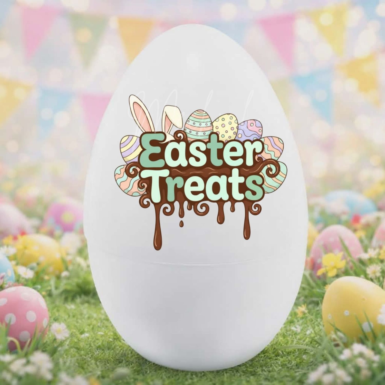 Easter Treats Green DTF or UVDTF Decal