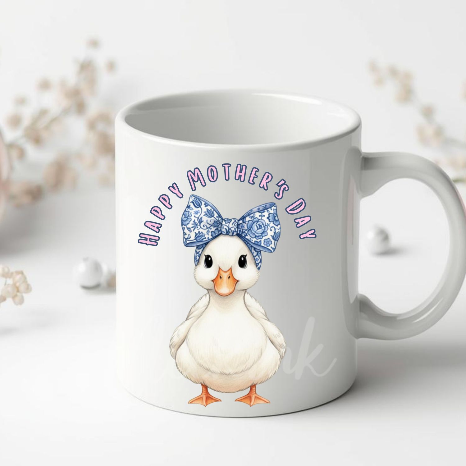 Mother Duck Bow DTF or UVDTF Decal