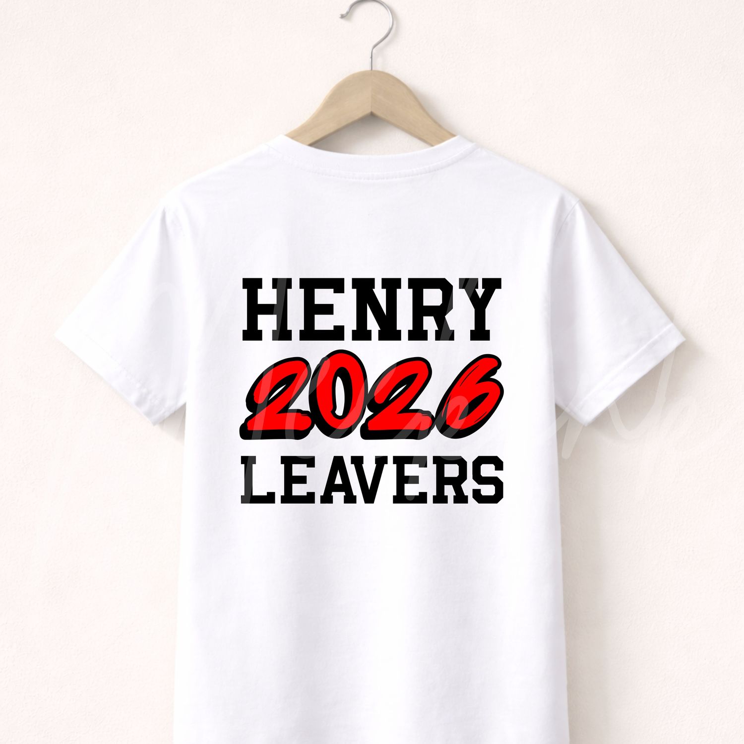 Red School Leavers 2026 DTF