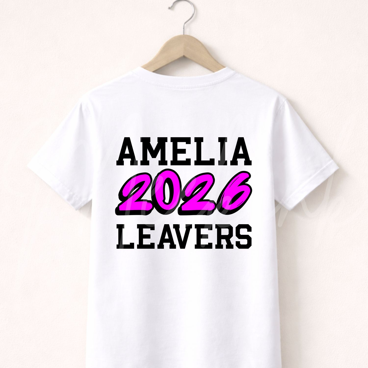 Pink School Leavers 2026 DTF