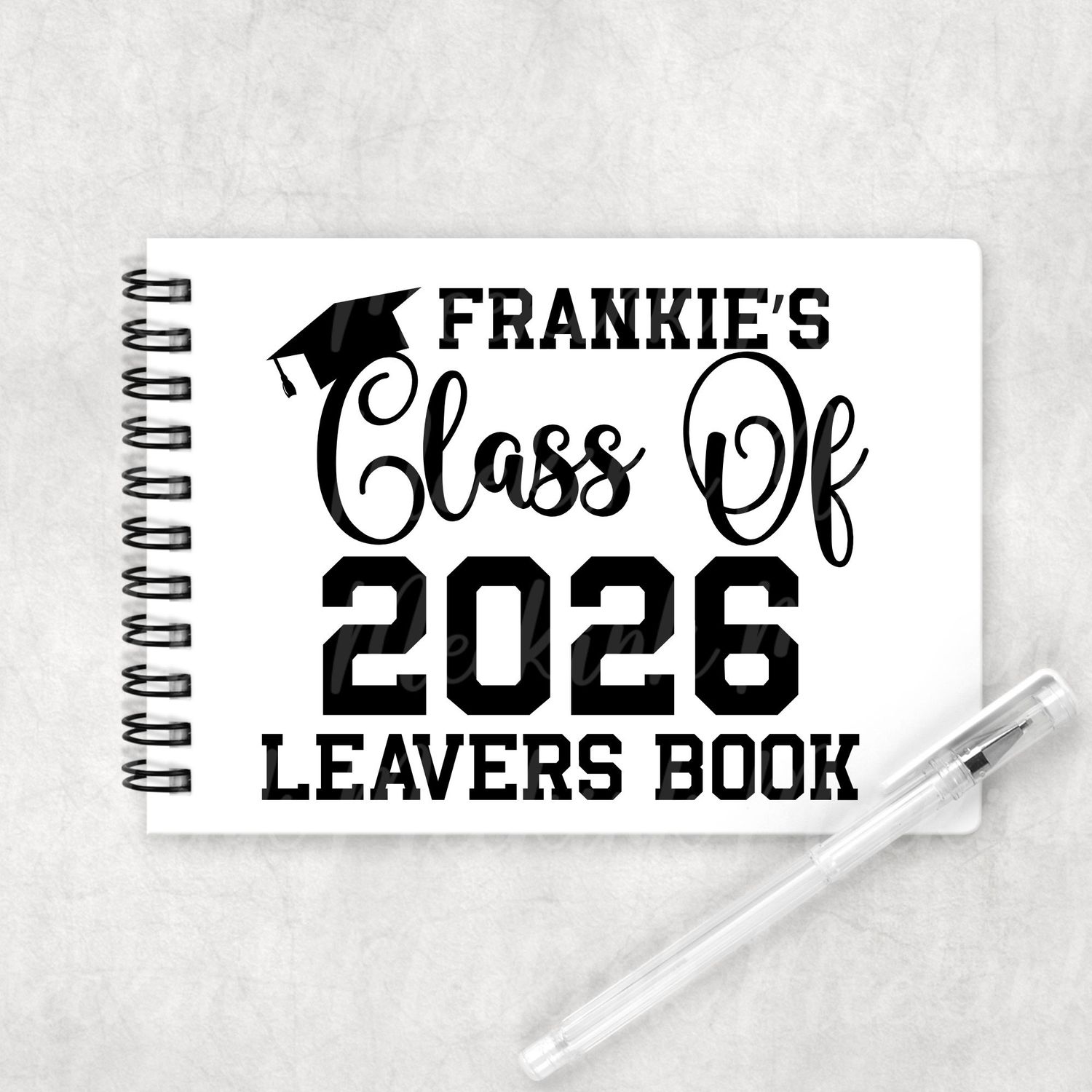 Black Leavers Book 2026 DTF or UVDTF Decal