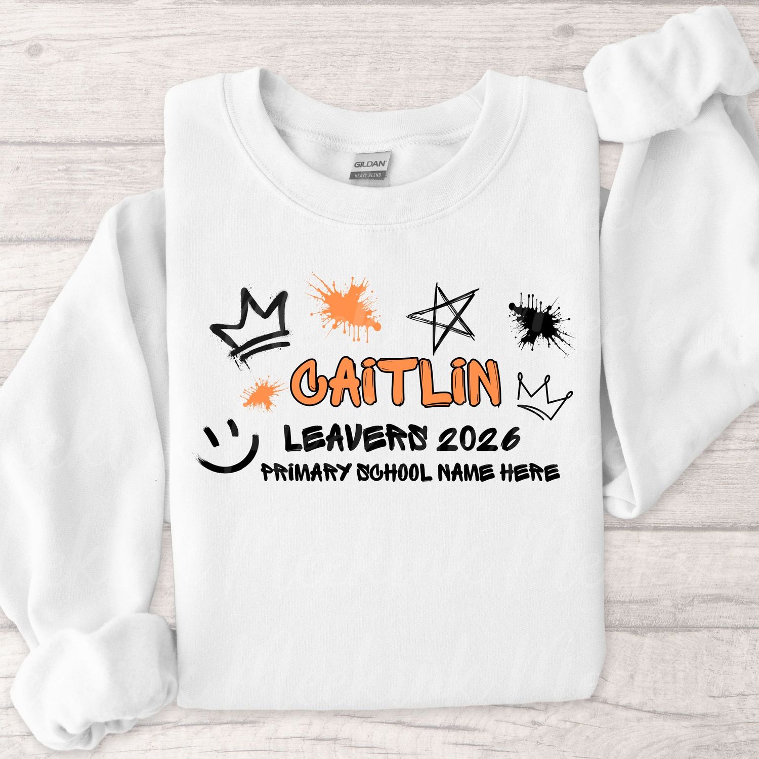 Orange Street Graffiti School Leavers 2026 DTF