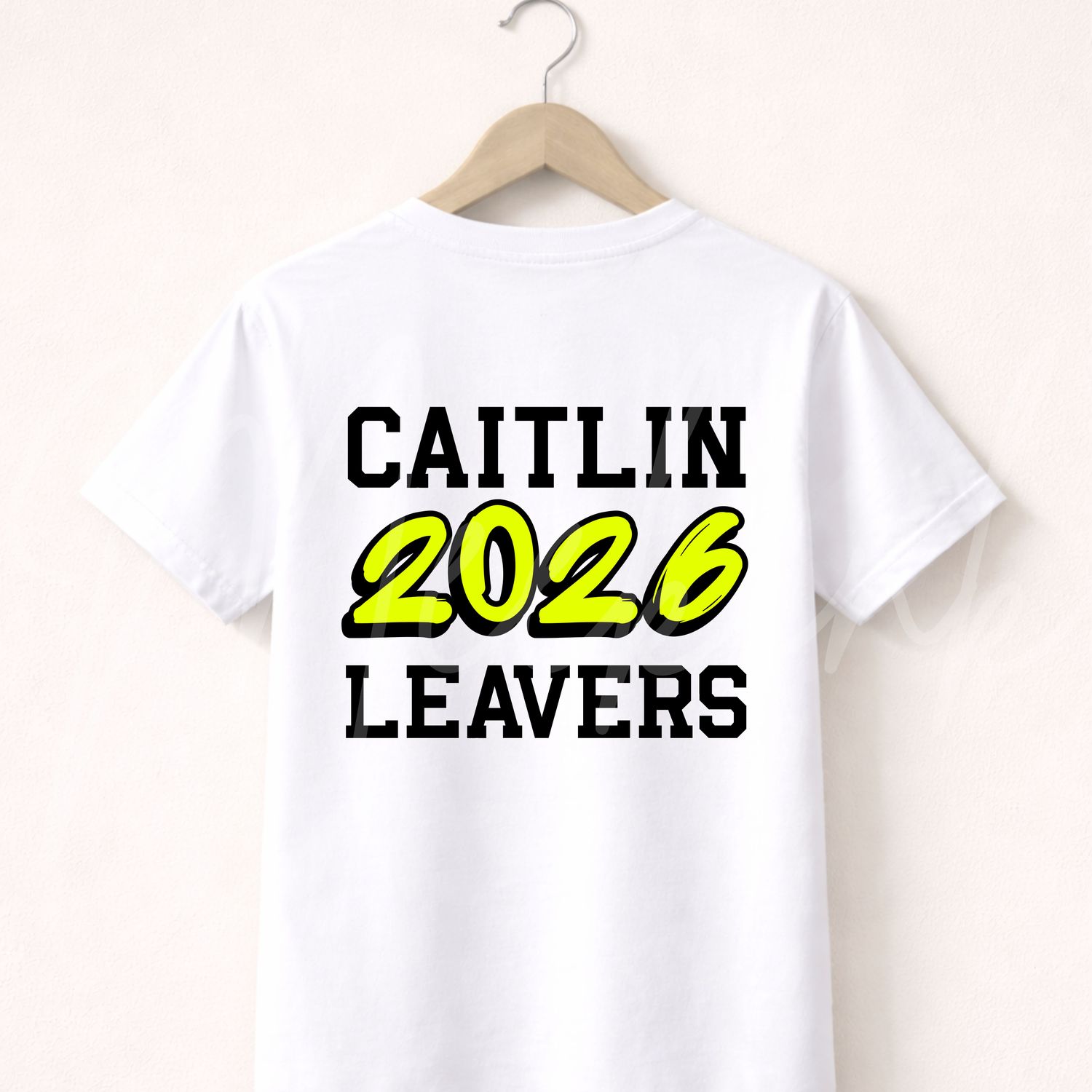 Yellow School Leavers 2026 DTF