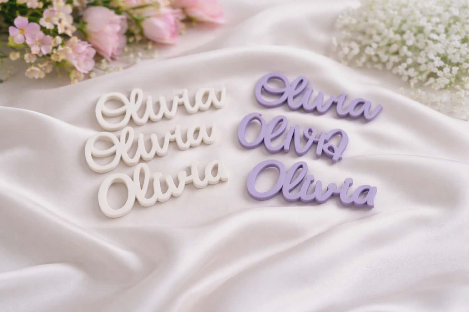 Acrylic Names 3mm Thickness