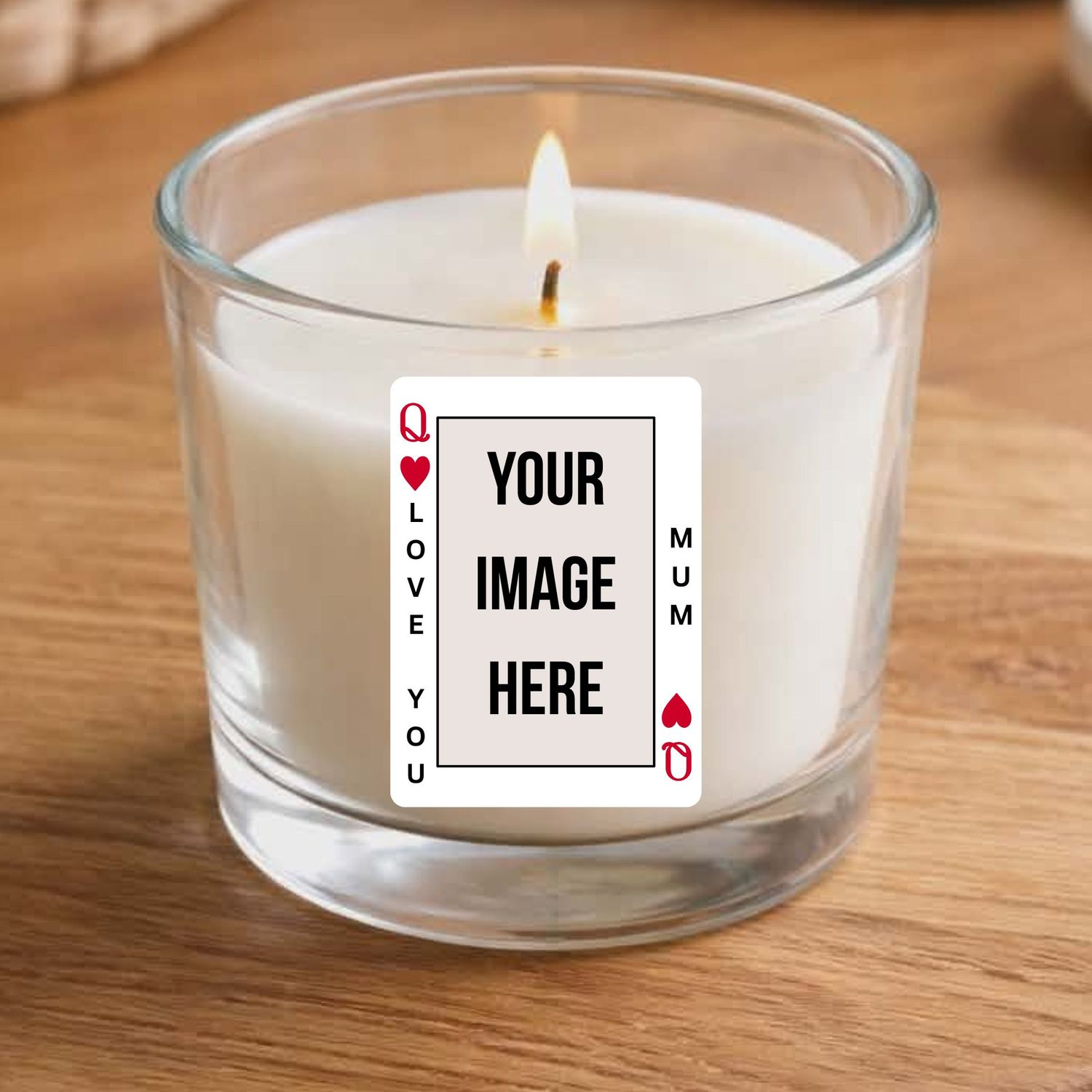 Love You Mum Photo Upload DTF or UVDTF Decal