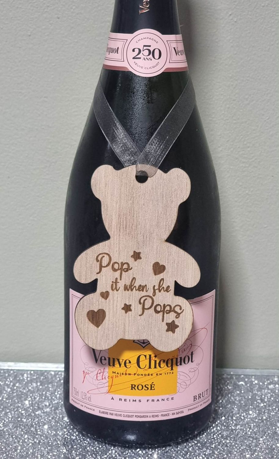 Pop It When She Pops Plywood 3mm Hanging Ornament