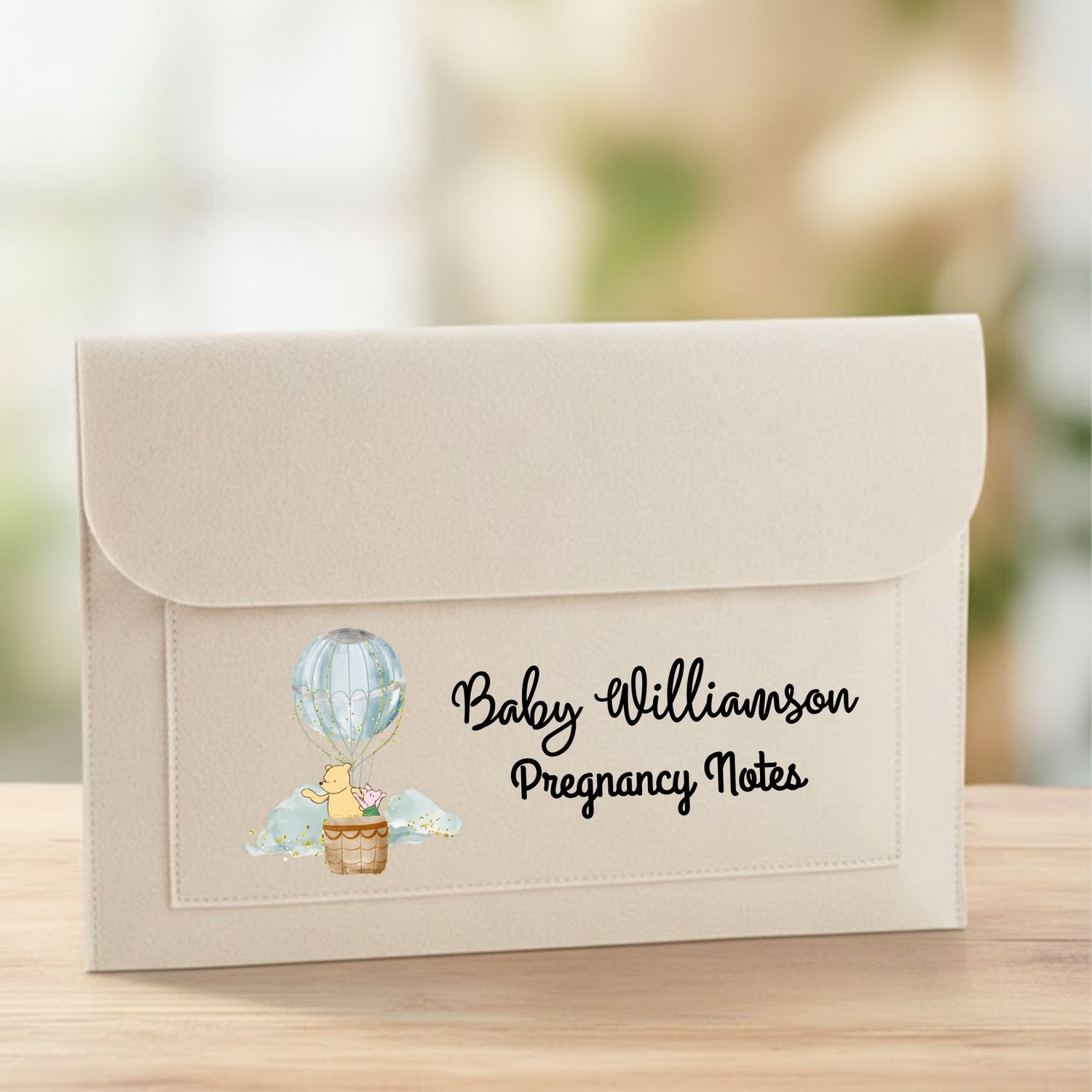 Hot Air Balloon Bear &amp; Piglet DTF DECAL