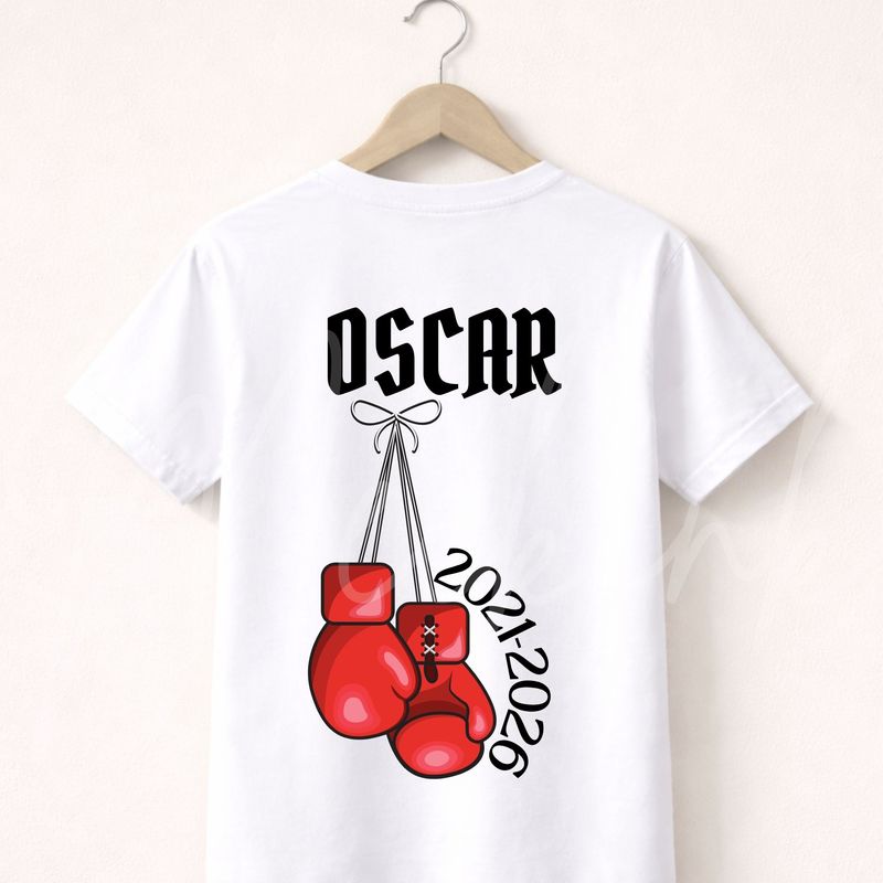 Boxing Themed 2026 School Leavers DTF