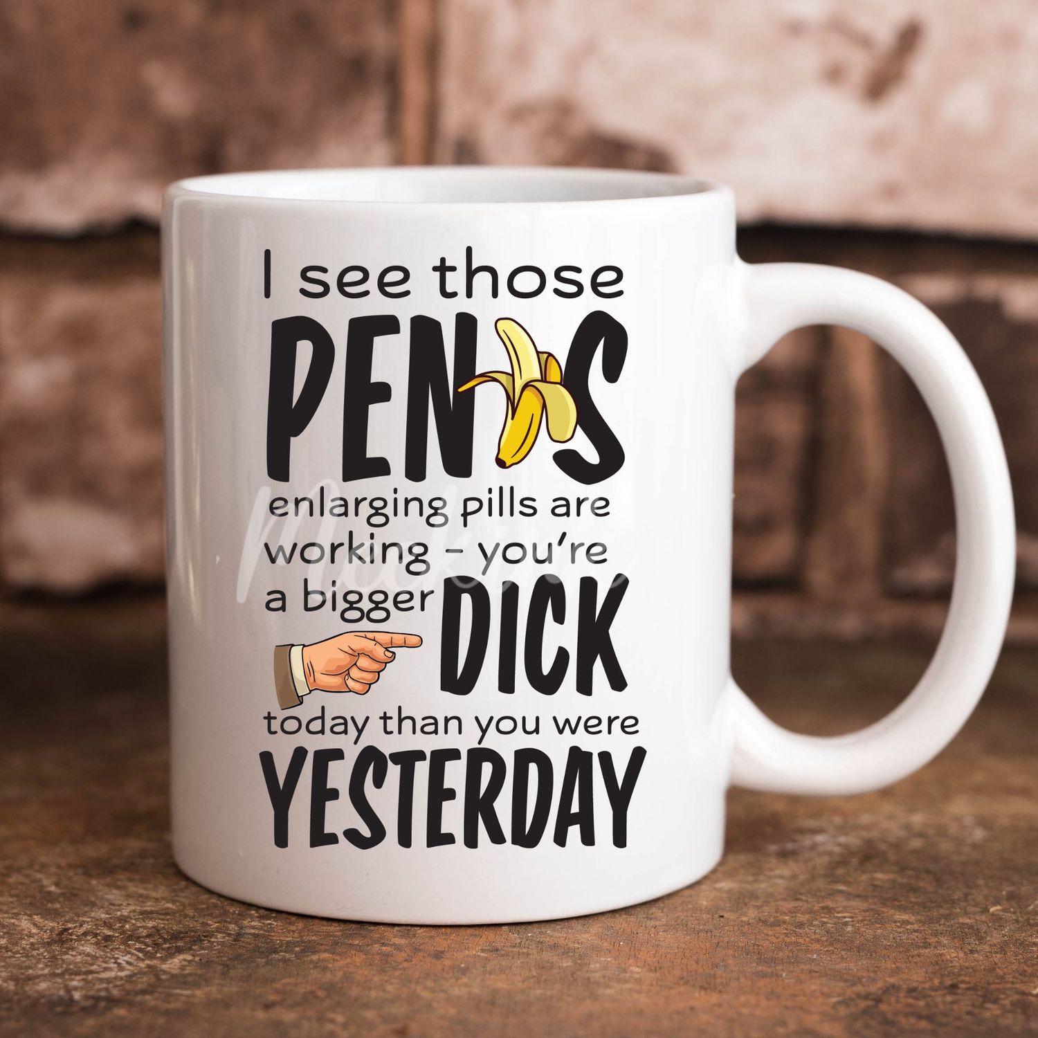 Pen*s Enlarging UVDTF or DTF Decal