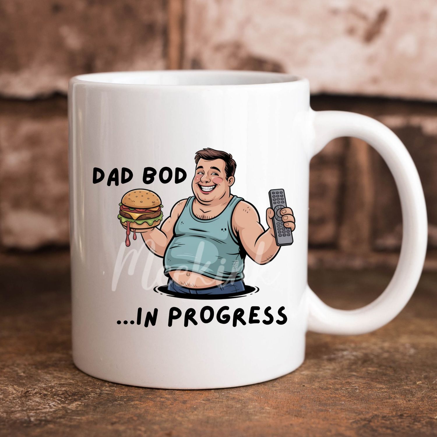 Dad Bod UVDTF or DTF Decal