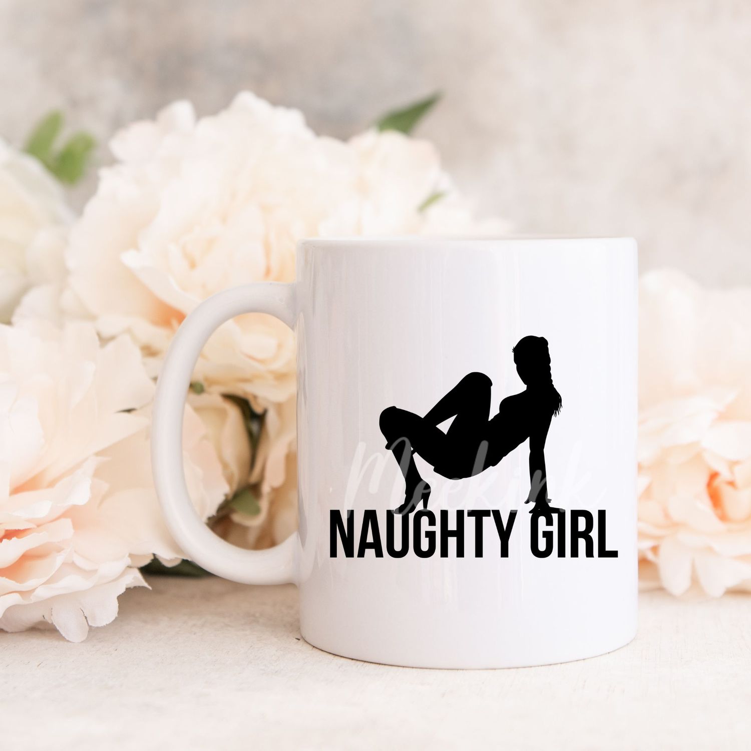 Naughty Girl UVDTF or DTF Decal