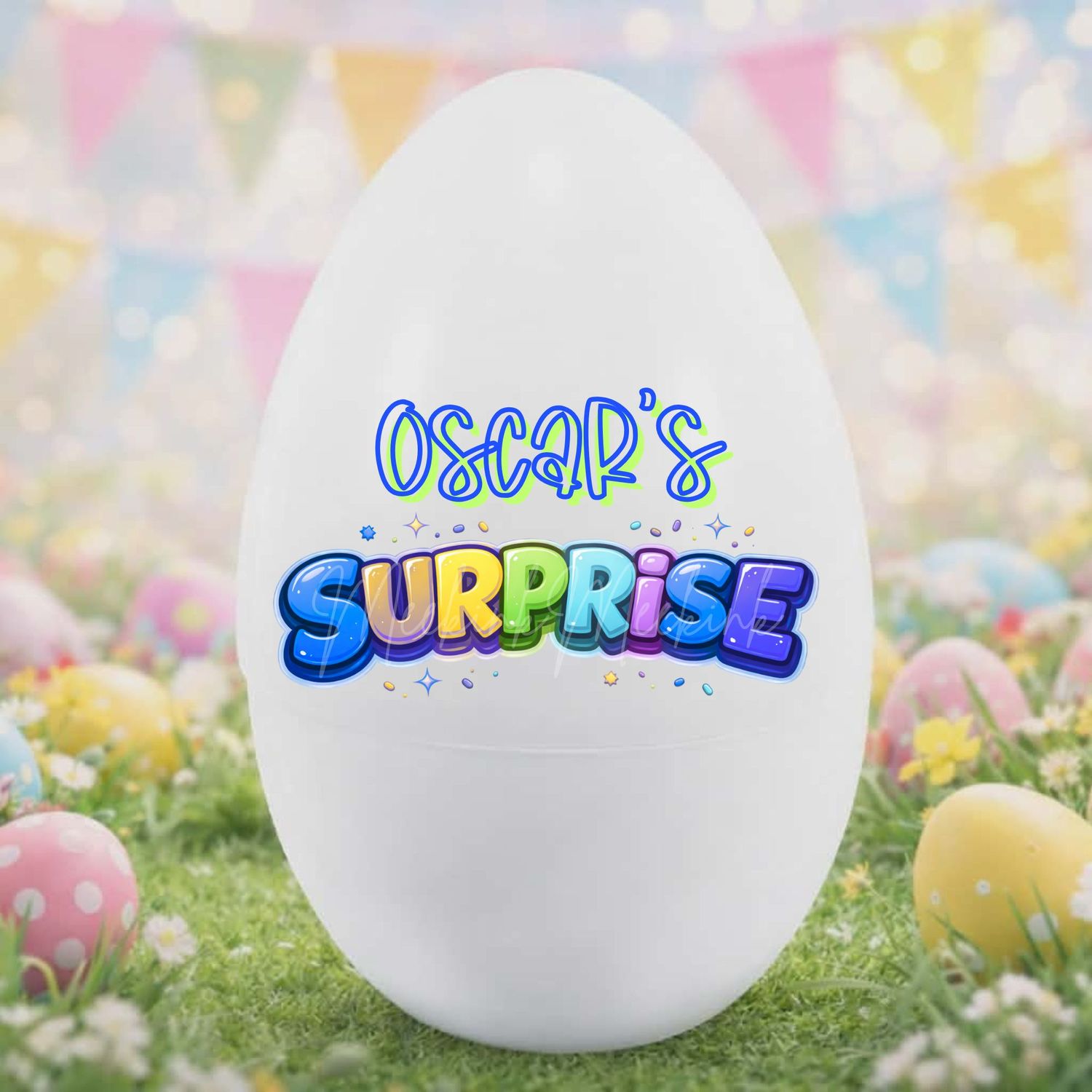 Blue Surprise DTF or UVDTF Decal