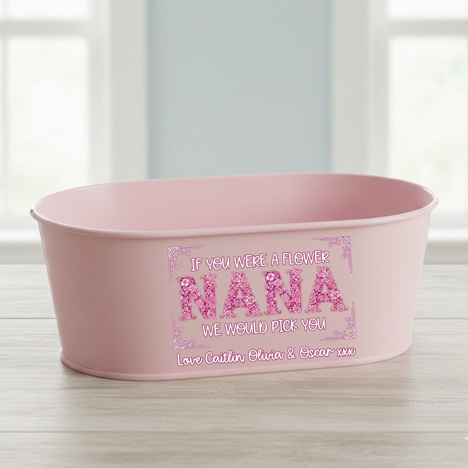 NANA Pink Floral DTF or UVDTF Decal