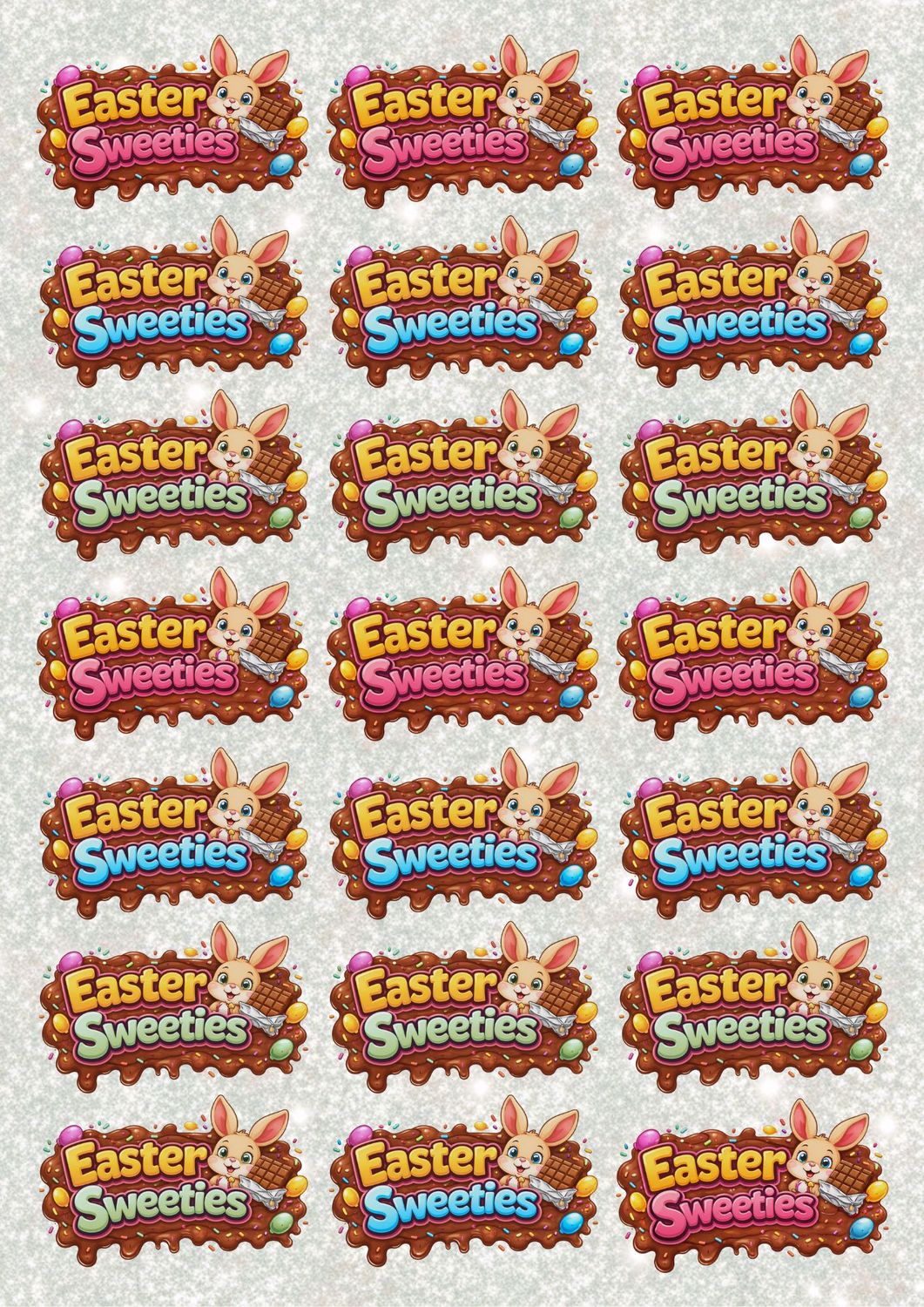 Easter Sweeties A3 UVDTF - DTF or SUB
