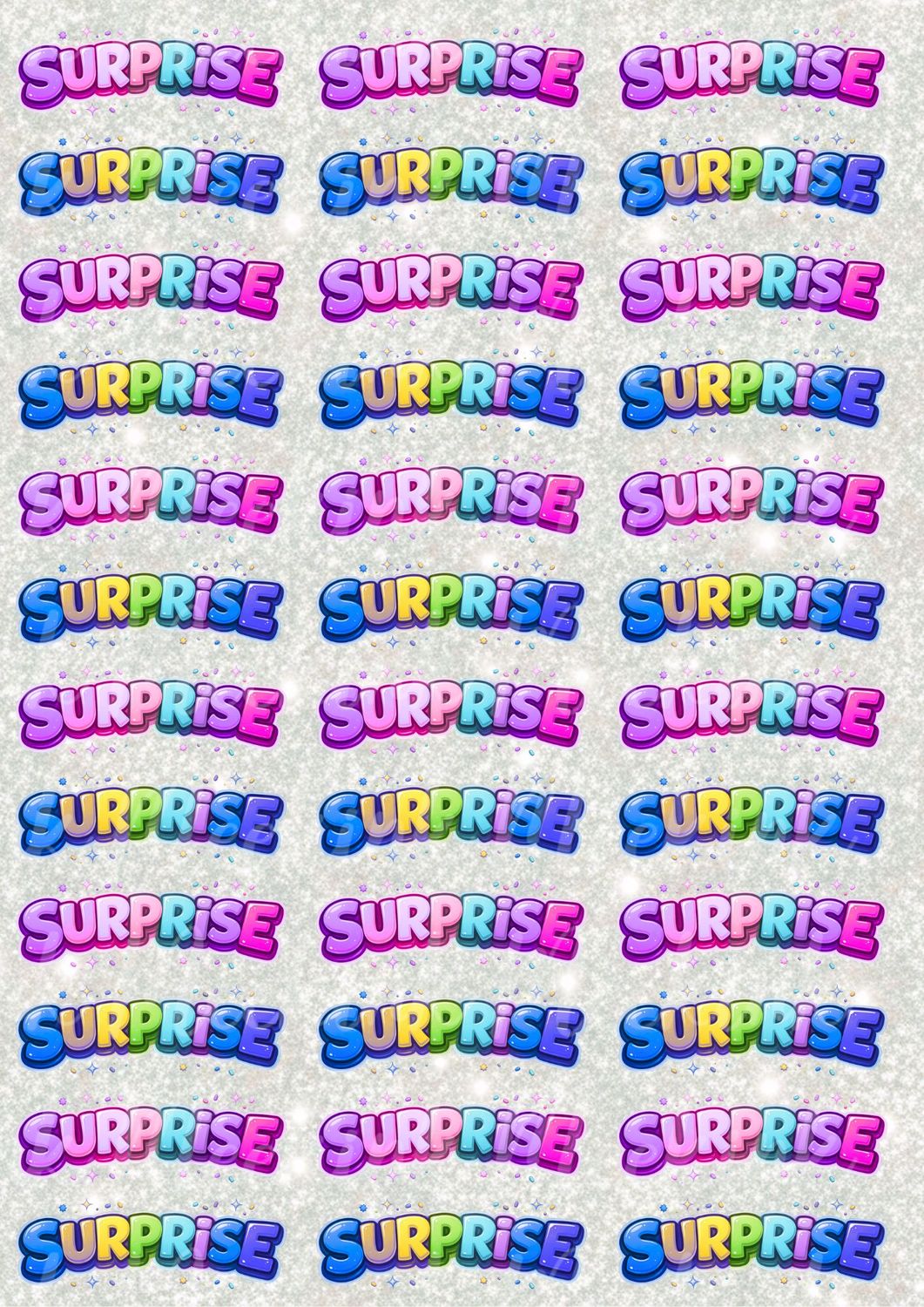 Surprise A3 UVDTF - DTF or SUB