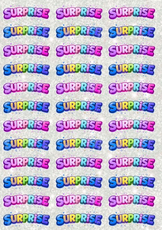 Surprise A3 UVDTF - DTF or SUB