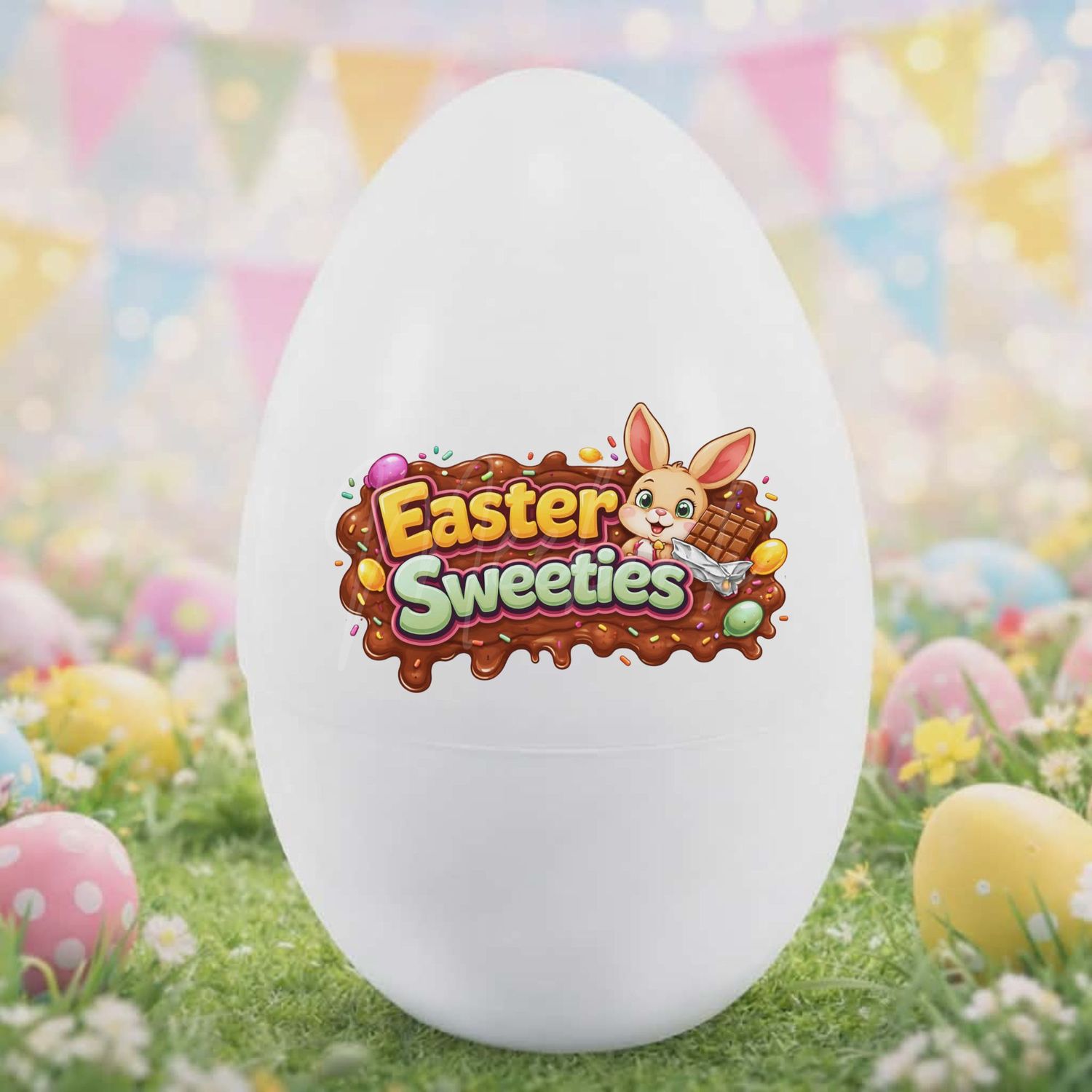 Green Easter Sweeties DTF or UVDTF Decal