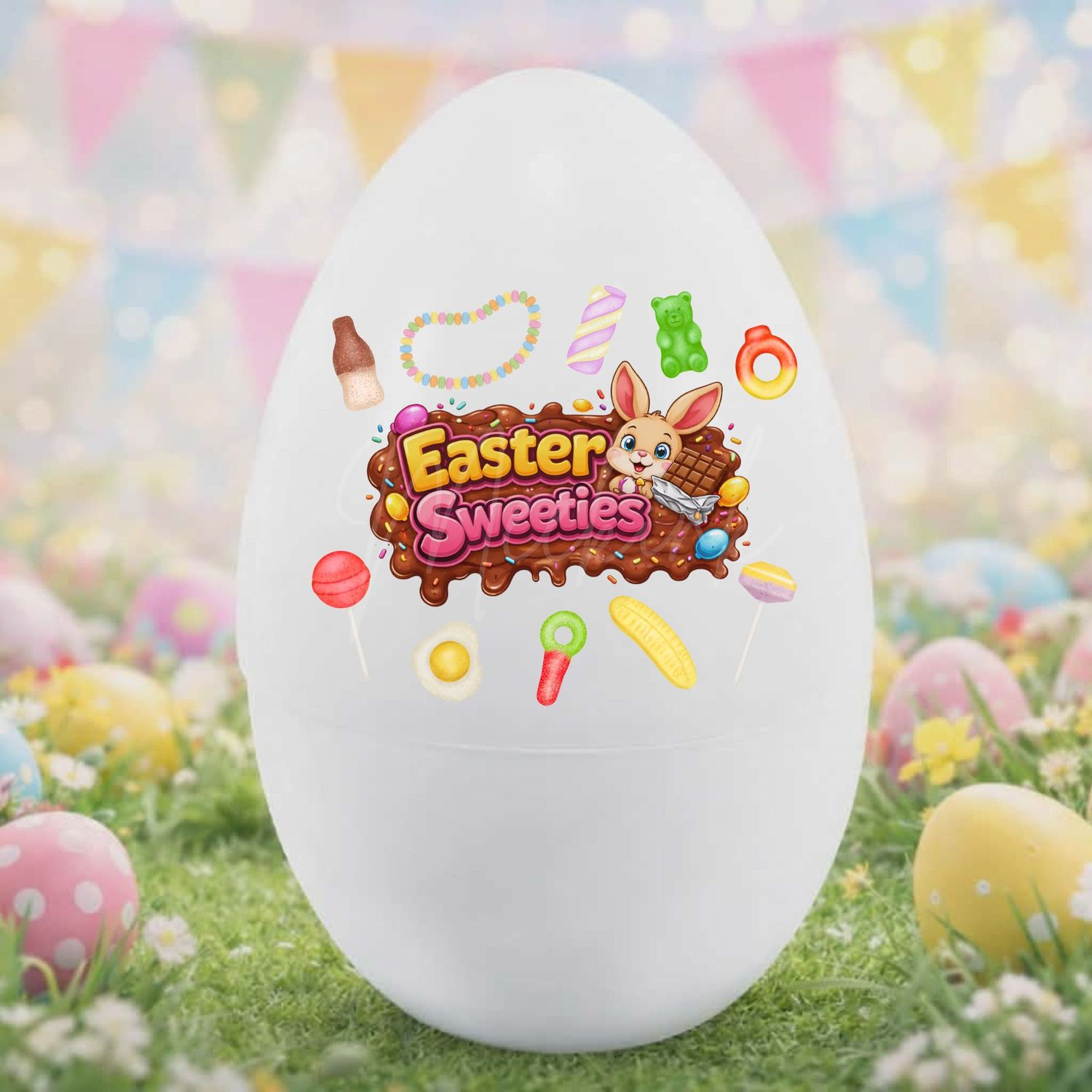 Easter Sweeties Pick &amp; Mix Pink DTF or UVDTF Decal