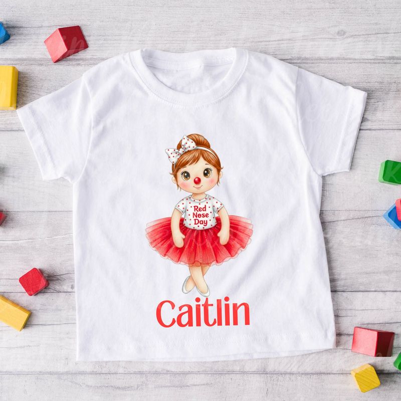 Red Spots Tutu Girl 2 DTF or UVDTF Decal