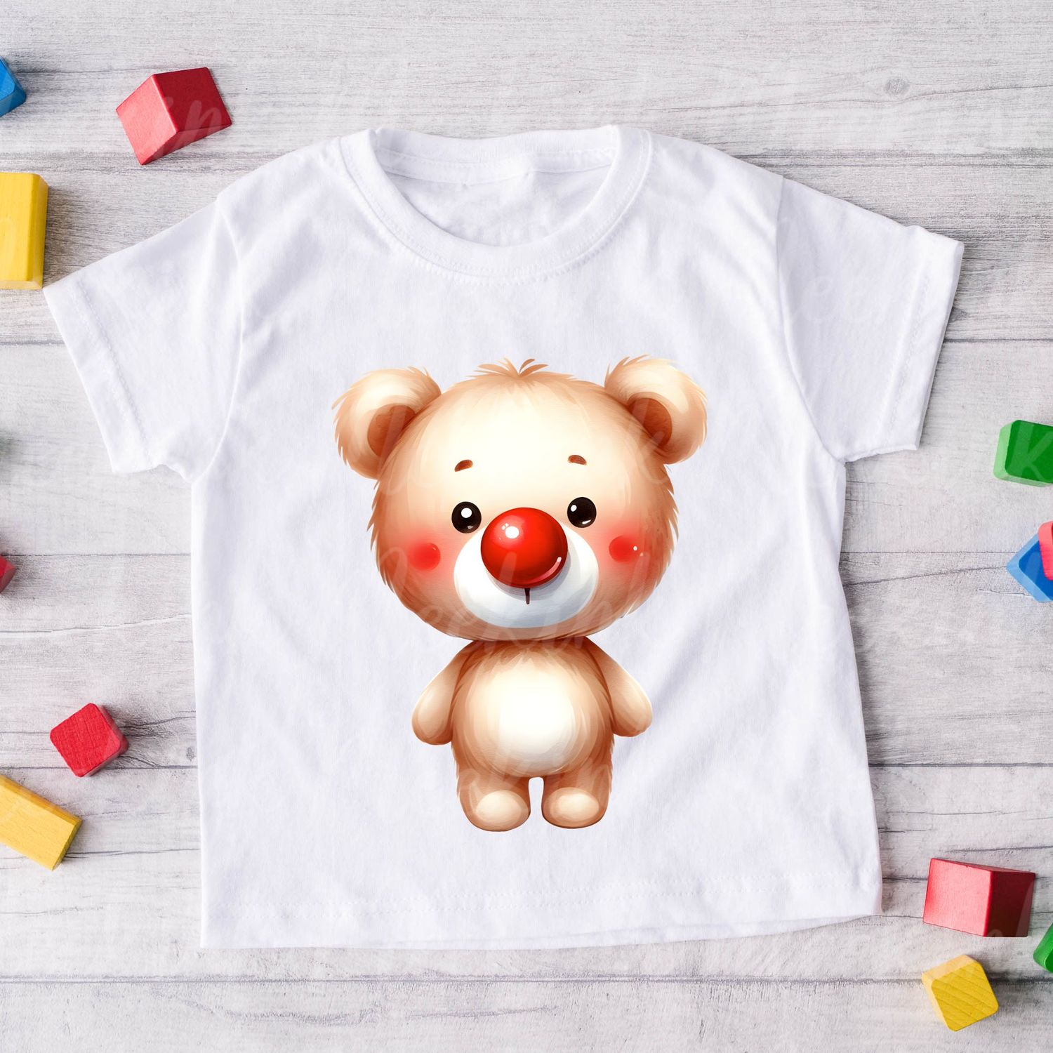 Red Nose Bear DIGITAL DOWNLOAD