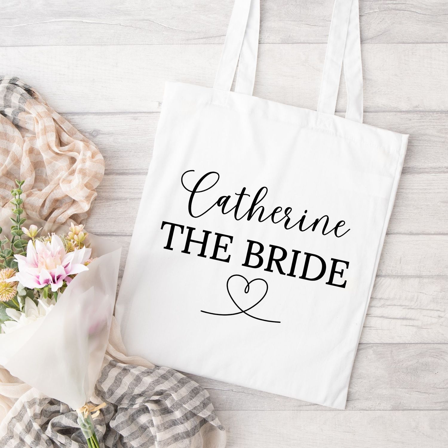 Name &amp; Role Bridal DTF or UVDTF Decal