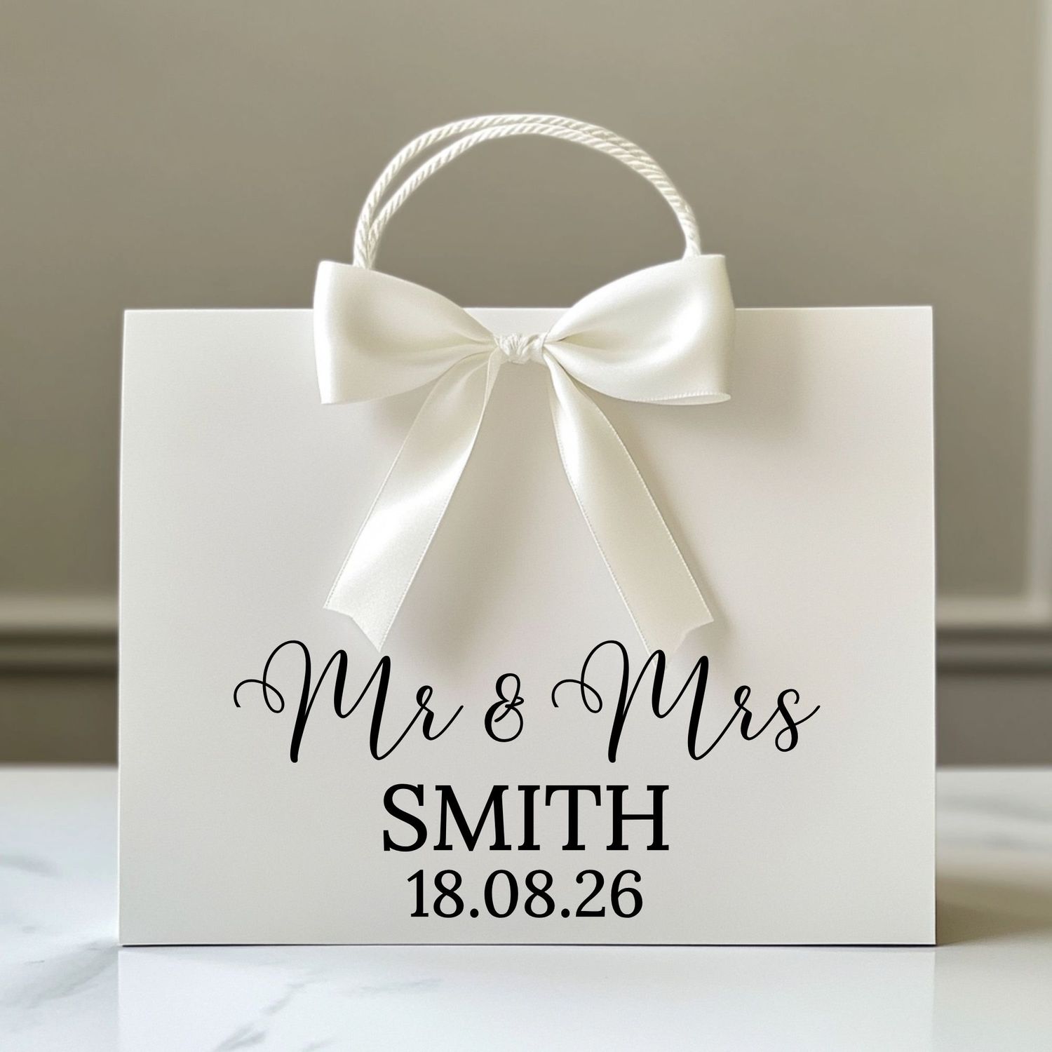 Bride &amp; Groom Personalised DTF or UVDTF Decal