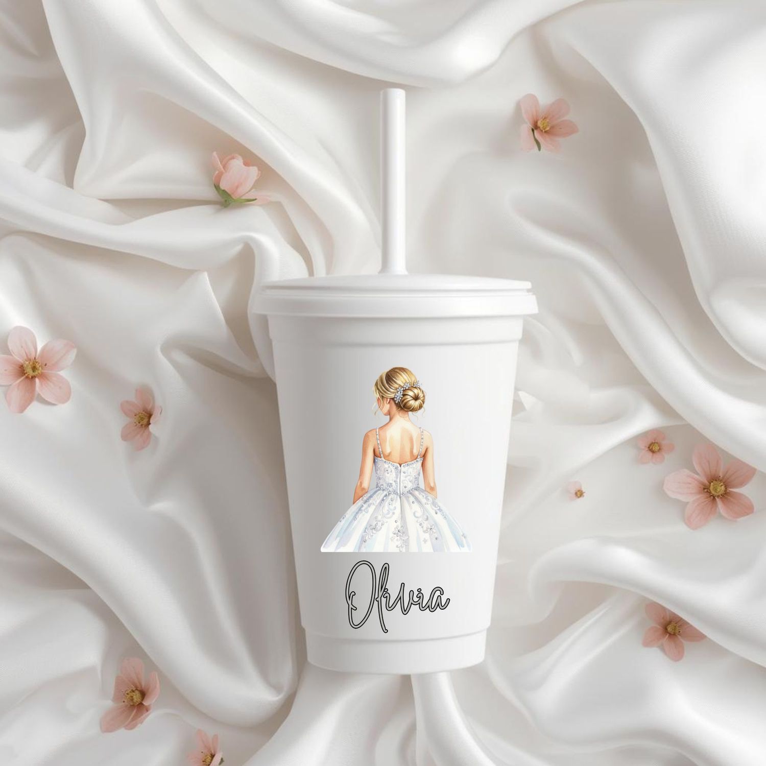 Bridesmaid Bun Hair DTF or UVDTF Decal