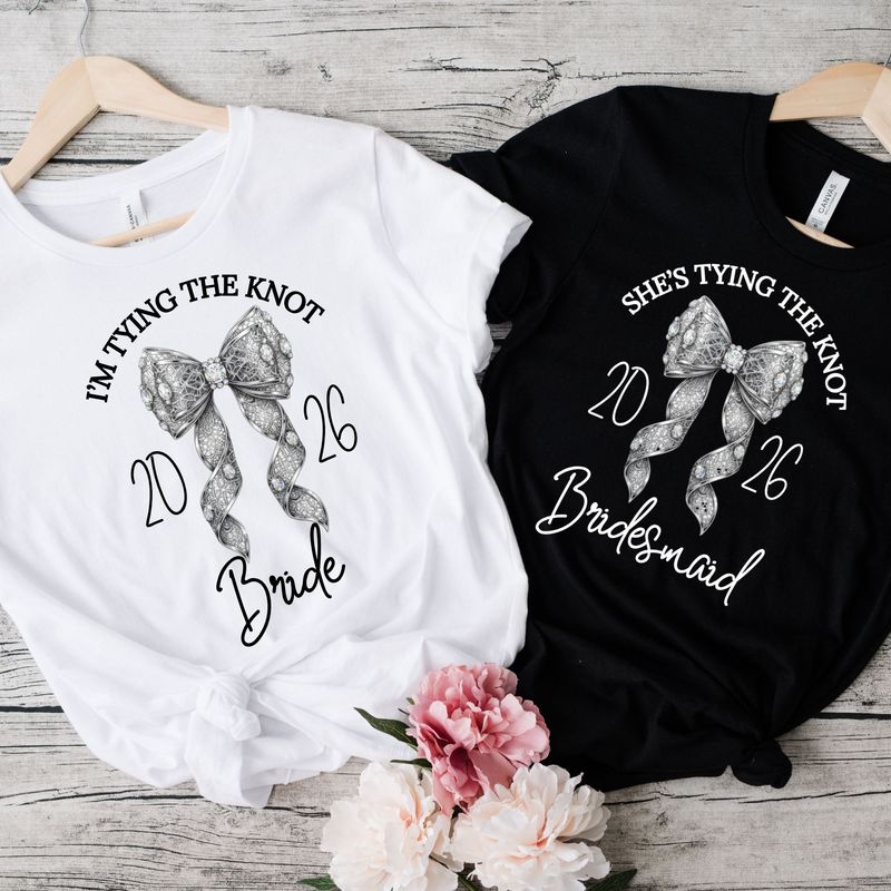 Tying The Knot DTF or UVDTF Decal