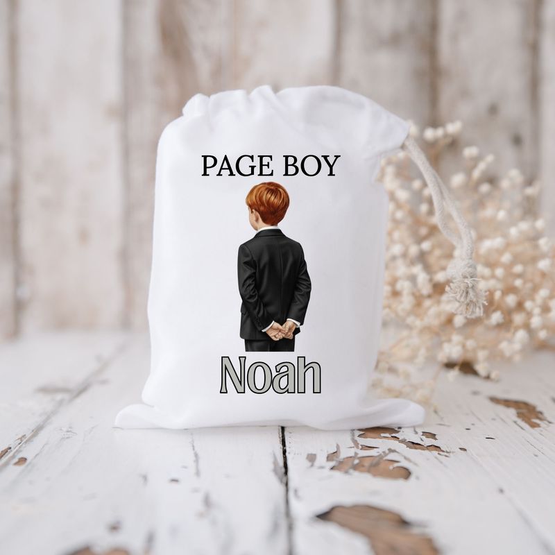 Black Suit Page Boy DTF or UVDTF Decal Black Suit Page Boy DTF or UVDTF Decal