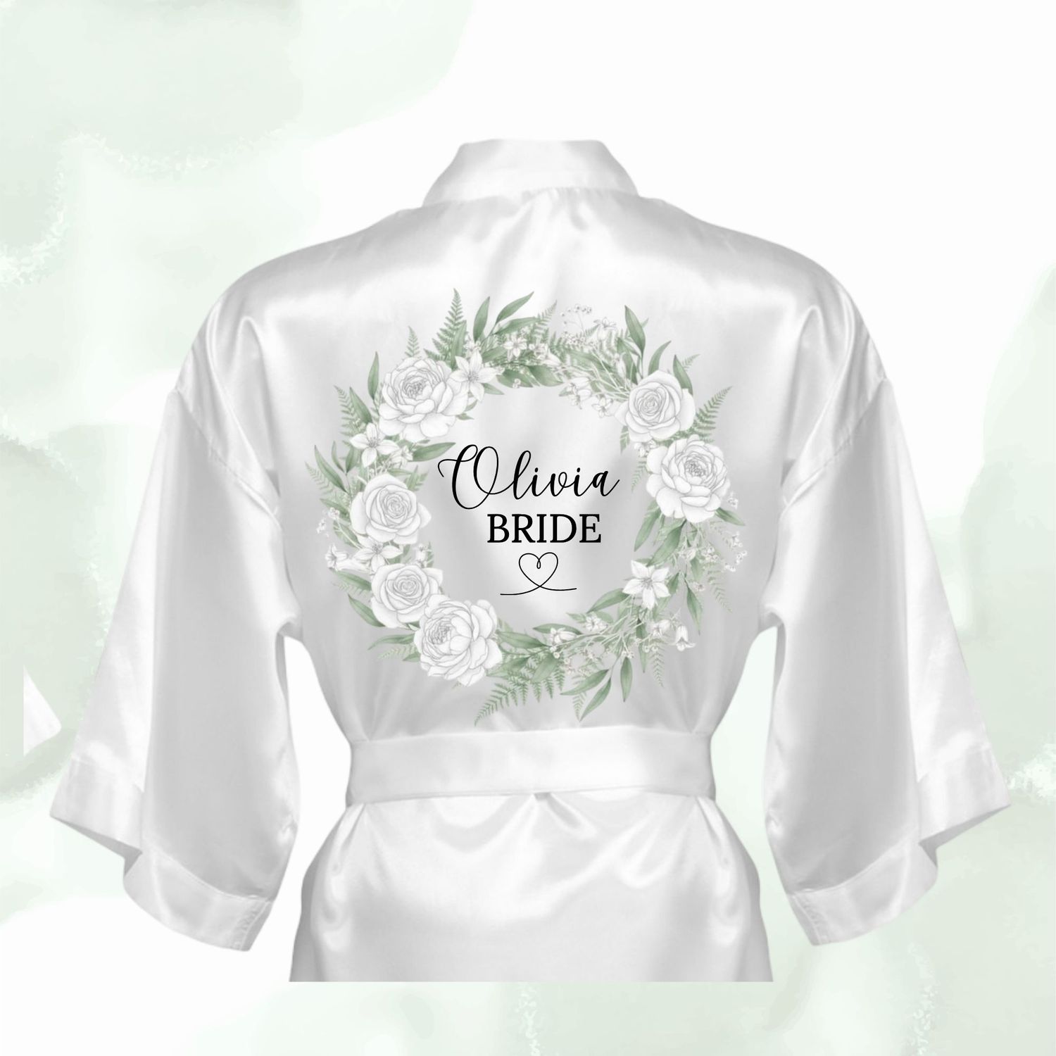 Floral Bridal Party Personalised DTF or UVDTF Decal