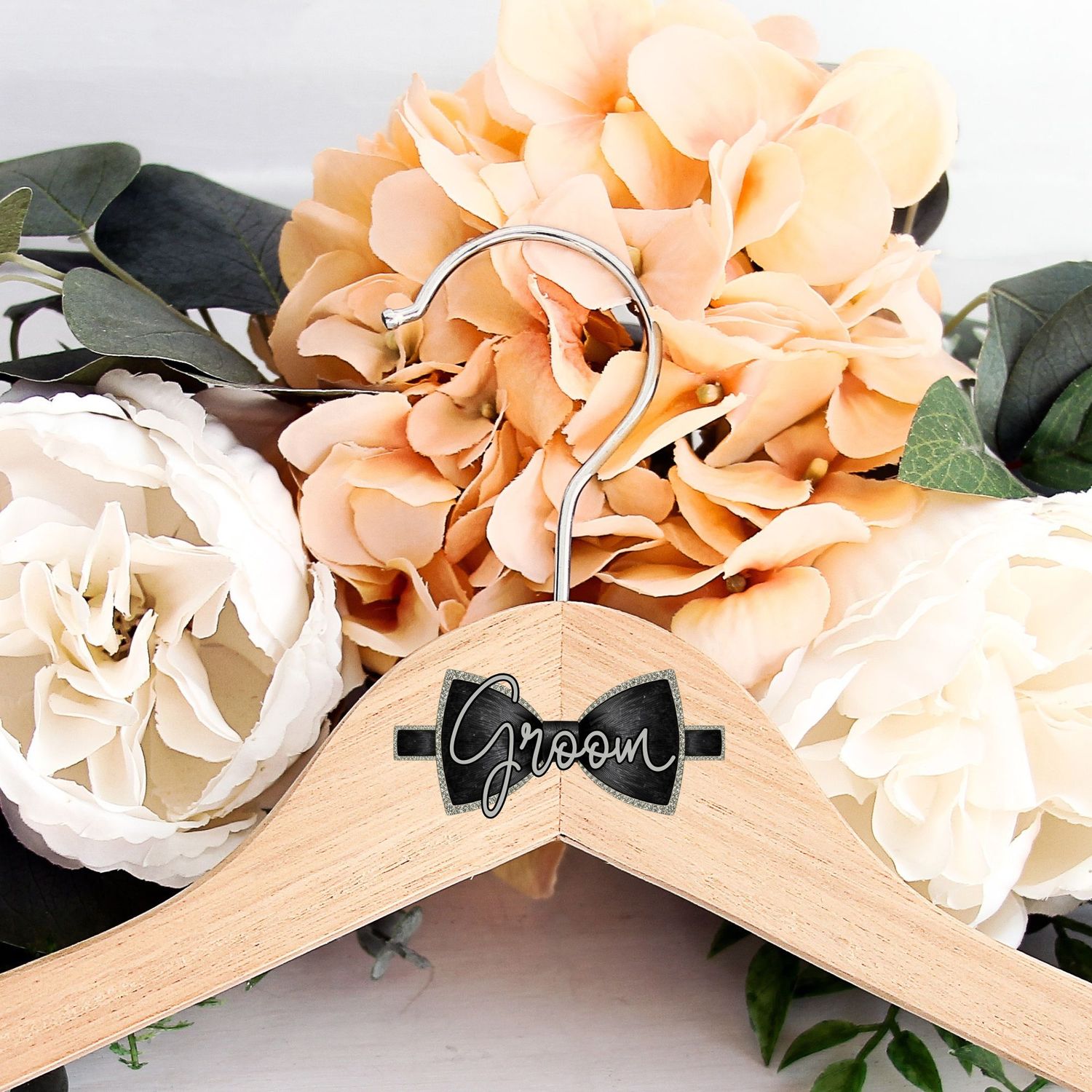 Clothes Hanger Bow 4cm Personalised DTF or UVDTF Decal
