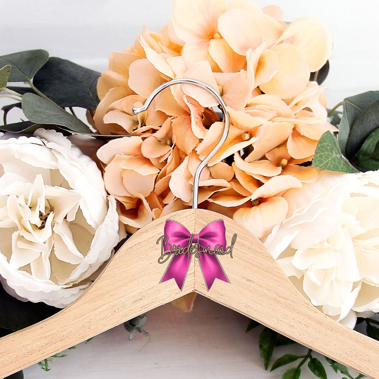 Clothes Hanger Bow 4cm Personalised DTF or UVDTF Decal