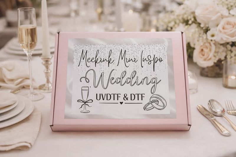 Meekink A5 Wedding Mini Inspo Box UVDTF &amp; DTF PRINT'S