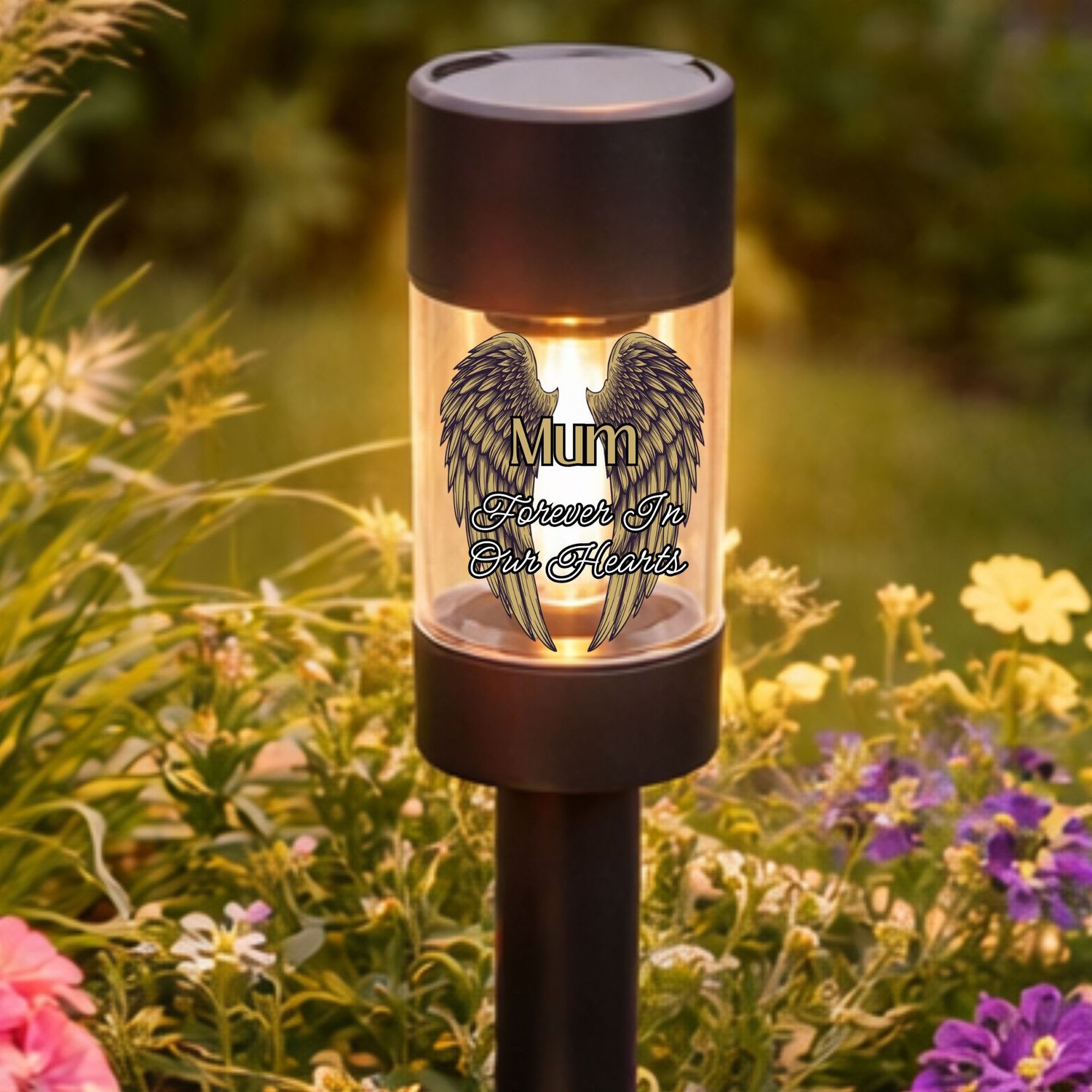 Angel Feather Wings Goldish Memorial UVDTF or DTF Decal